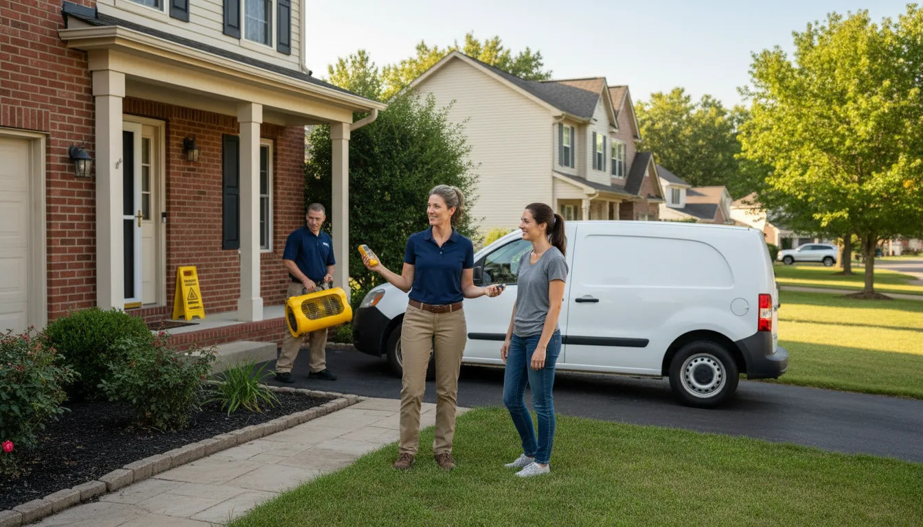 Water restoration image for Dehumidification And Cleanup Services in Hiawatha, WV